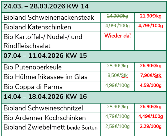 Unsere aktuellen Highlights für die kommenden Wochen