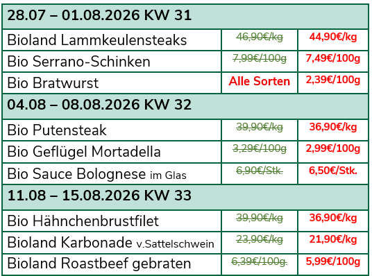 Unsere aktuellen Highlights für die kommenden Wochen