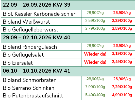 Unsere aktuellen Highlights für die kommenden Wochen