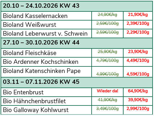 Unsere aktuellen Highlights für die kommenden Wochen