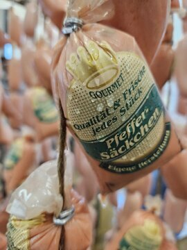 Auch im Onlineshop zu finden, lecker Pfeffersäckchen mit ganzen Pfefferkörnern.